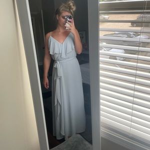 Nouvelle amsale long dress. Ice Blue. Hemmed to 5’3. Size M.